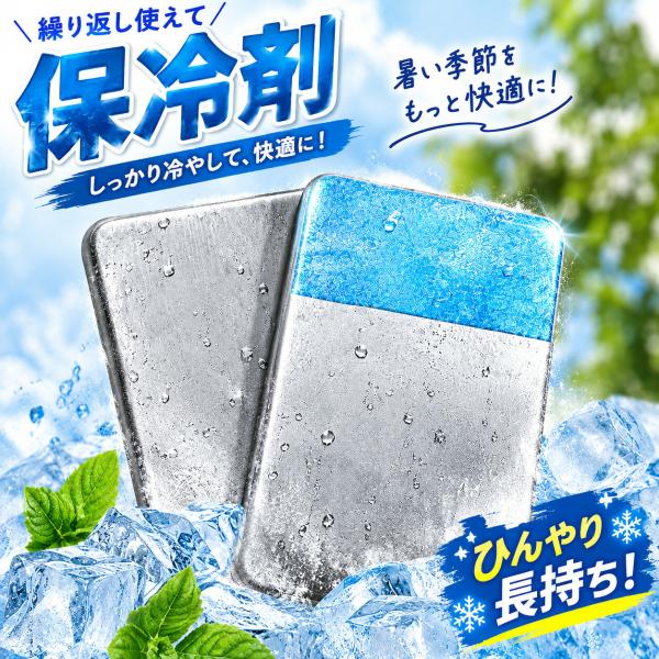 保冷剤 強力 長時間 ステンレス製 モンスター保冷剤 大型 アイスパック 急速冷凍 繰り返し使える クーラーボックス用 保冷パック キャンプ 釣り BBQ