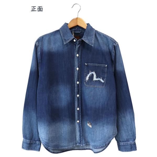 EVISU �G���B�X �E�H�b�V���h �f�j���V���c ���� �����b�N�X�t�B�b�g �J�����h�J �_���[�W�� �B�ꃍ�S ��100�� ���I ��v �R�b�g�� ���S �����Y ���f�B�[�X ���i�摜2