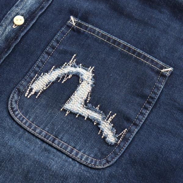 EVISU �G���B�X �E�H�b�V���h �f�j���V���c ���� �����b�N�X�t�B�b�g �J�����h�J �_���[�W�� �B�ꃍ�S ��100�� ���I ��v �R�b�g�� ���S �����Y ���f�B�[�X ���i�摜4