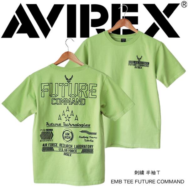 AVIREX アビレックス アヴィレックス 刺繍 半袖T EMB TEE AVIREX アビレックス アヴィレックス 刺繍 半袖T EMB TEE