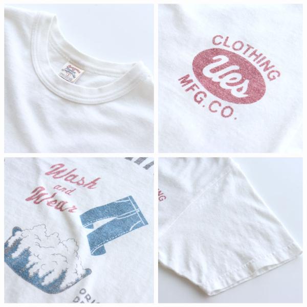 UES �E�G�X WASH & WEAR T�V���c ���� made in JAPAN ���{�� �o�b�N�v�����g ���킢�� �F�� �r���e�[�W�� ���g�� �Ò��� �I�[�K�j�b�N�R�b�g�� ��100�� ���i�摜4