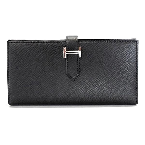 エルメス 長財布 Bearn ベアン スフレ ブラック エプソン シルバー金具 Hermes Hw136w みとよ 通販 Yahoo ショッピング