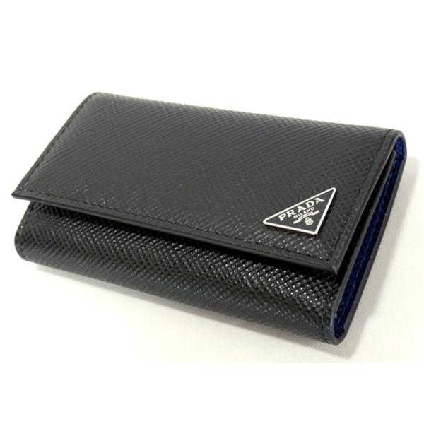 プラダ メンズ6連キーケース サフィアーノ クイル ブラック ブルー 2pg222 2e3e F011e Prada Buyee 日本代购平台 产品购物网站大全 Buyee一站式代购 Bot Online