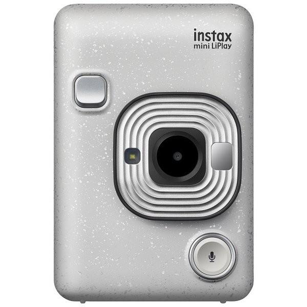 フジフィルム　ハイブリッドインスタントカメラ instax mini LiPlay STONE WHITE