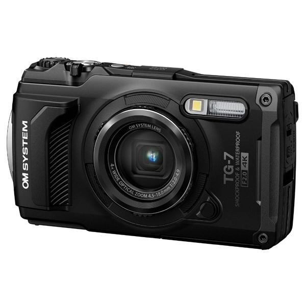 OM SYSTEM 10年間保証付き OM SYSTEM Tough TG-7 ブラック : 三星