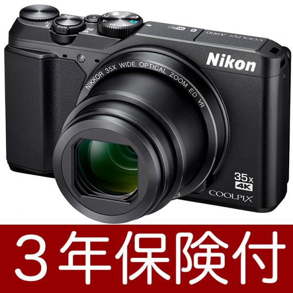 COOLPIX Nikon A900 ブラックコンパクトデジタルカメラ : カメラの