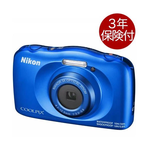 COOLPIX W Nikon W150 ブルー 耐衝撃・防塵防水デジタルカメラ