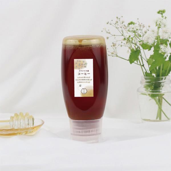 はちみつ 蜂蜜 ハチミツ 純粋 非加熱  コーヒーハチミツ チューブタイプ 500g グアテマラ産 天然 生はちみつ 無添加 蜂蜜 ハチミツ