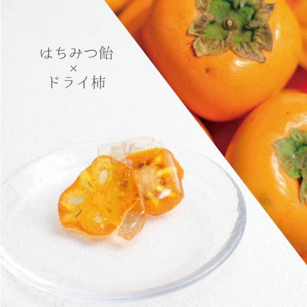 ドライ柿飴 手作りフルーツ飴 伊豆産柿使用 国産ハチミツ使用 ハチミツ飴 着色料不使用 保存料不使用 香料不使用