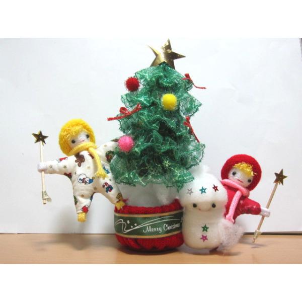 【ハル。】クリスマスツリーと雪だるまちゃんのオルゴナイトセット☆ mitsubaya_mo-084