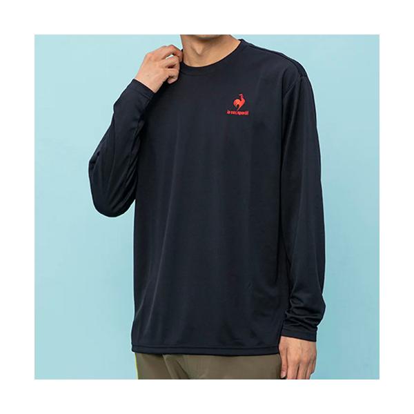 他サイト： ルコック LE COQ エコペットロングスリーブシャツ 長袖Tシャツ メンズ QMMUJB30Z-NVY ポイント利用の商品画像