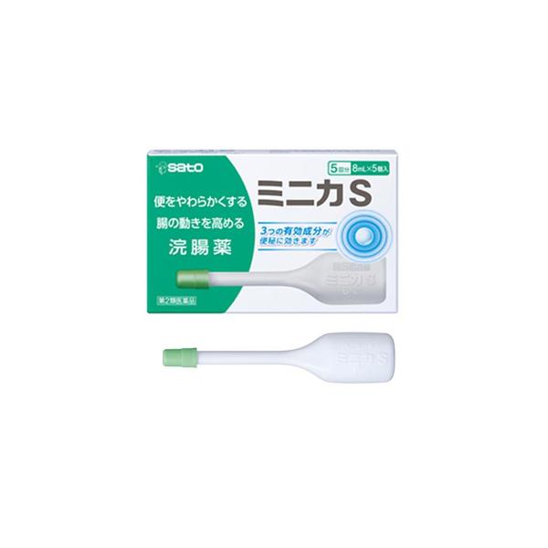 ミニカＳは、便をやわらかくする浣腸薬便をやわらかくして、無理のない排便をうながします。