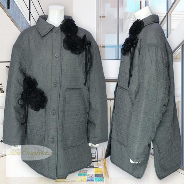 ルセンティエ LeSentier ジャケット 日本製 グレー LS6010964 : ミツキ