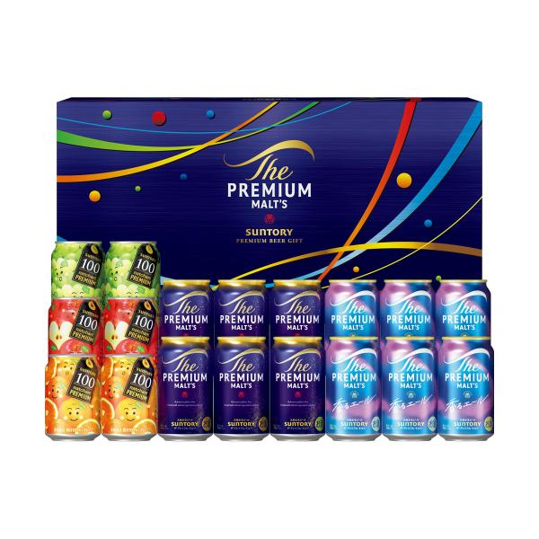 お中元 御中元 三越 ギフト 飲料 ビール お酒 ジュース Ｂ００１３９３ 〈サントリー〉ザ・プレミアム・モルツ ファミリーセット