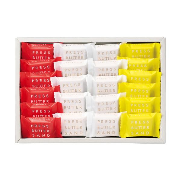 お中元 御中元 三越 ギフト 洋菓子 焼菓子 Ｙ０４０９７３ 〈プレスバターサンド〉バターサンド３種詰合せ（あまおう苺・檸檬）