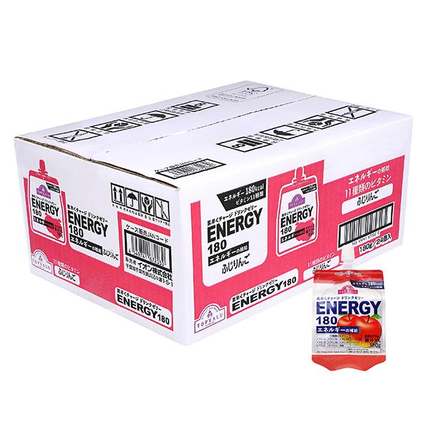 トップバリュ 素早くチャージ ドリンクゼリー ふじりんご味 180g × 24