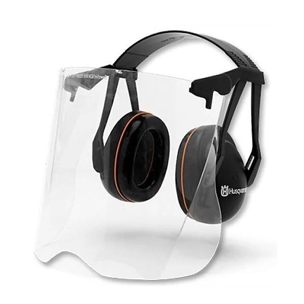 ハスクバーナ 造園用イヤマフ(透明バイザー付) チェーンソー