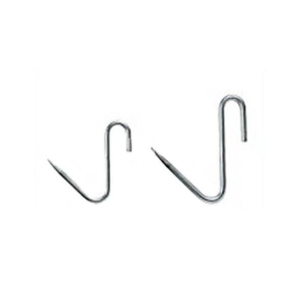 お手持ちのスモーカーにプラスしてさらに便利に。FS-600付属のフックのスペアとしても。[サイズ] S:約4×3.7ｃｍ　L:約4×4.8ｃｍ[材質] ステンレス鋼[重量] 総重量 約45g[セット内容] S×5、L×5