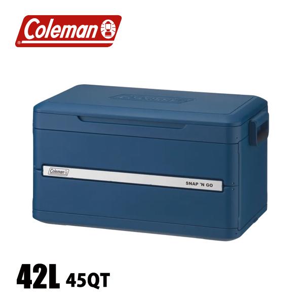 コールマン  スナップアンドゴークーラー 45QT 2227723 アウトドア キャンプ 保冷 クーラーボックス サファイア キャンプ用品