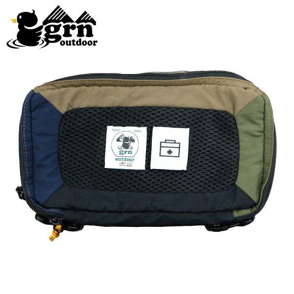 grn outdoor OKUSURI バッグ GO1403F-CRAZY キャンプ 薬入れ 救急バッグ