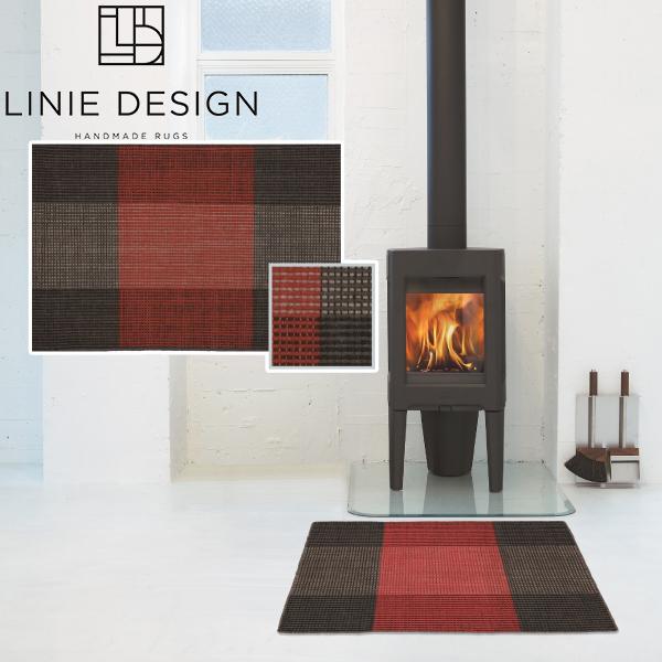リニエデザイン LINIE DESIGN ハースラグ ボローニャ レッド LN001