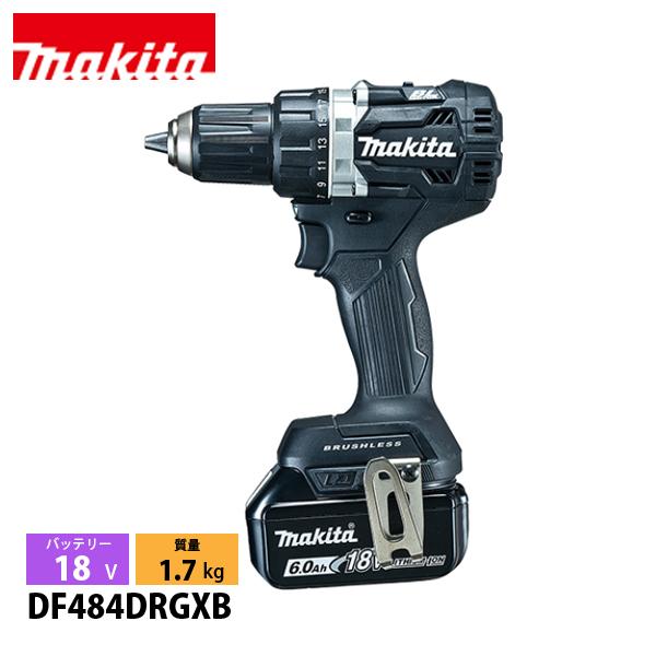 他サイト： マキタ（makita）  18V 充電式ドライバドリル バッテリー ・充電器付き DF484DRGXB 工具の商品画像