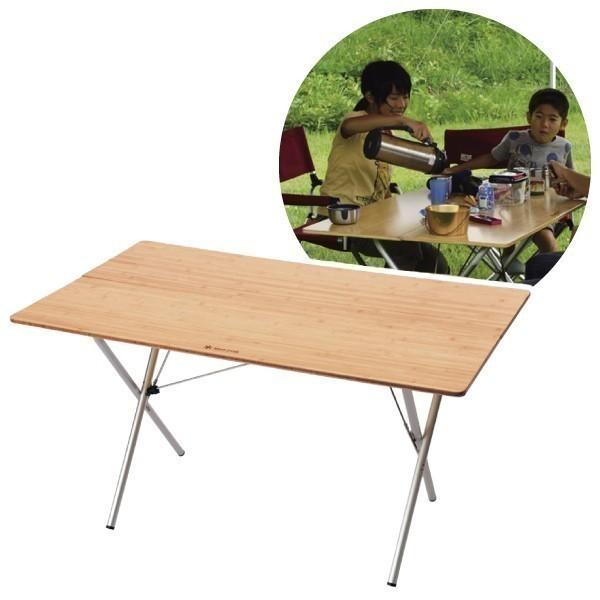 アウトドア テーブル スノーピークワンアクションテーブルロング竹LV-015