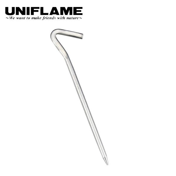 ステンレス製の強靭ペグ鍛造タイプと比べて強くて軽量！そして錆びにくい！[サイズ] 約Φ7×200mm[材質] ステンレス鋼[重量] 約70g[ UNIFLAME ユニフレーム テント タープ 用品 アウトドア用品 アウトドアキャンプ用品 の...