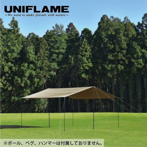 UNIFLAME ユニフレーム REVOスクエアタープ 4x4 TC TAN 682333 UNIFLAME ユニフレーム REVOスクエアタープ 4x4 TC TAN 682333