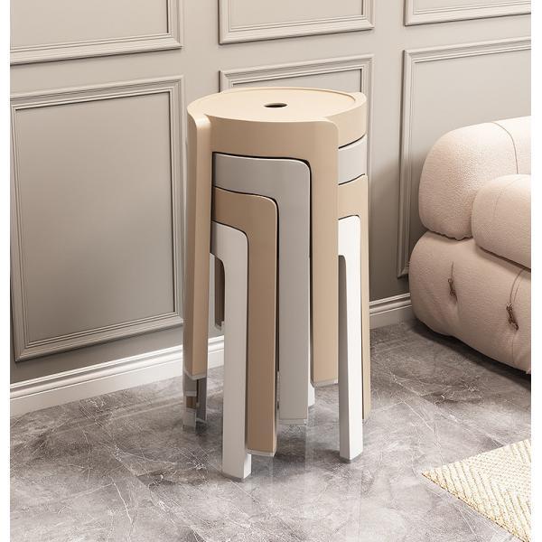 30*46cm 耐荷重約200kg※サイズ表の実寸法は商品によって1-3cm程度の誤差がある場合がございます。スタッキング 2脚セット スツール チェア スツール 椅子 北欧風 カラフル ダイニング 積み重ねる 省スペース 収納可能 玄関 丸椅子