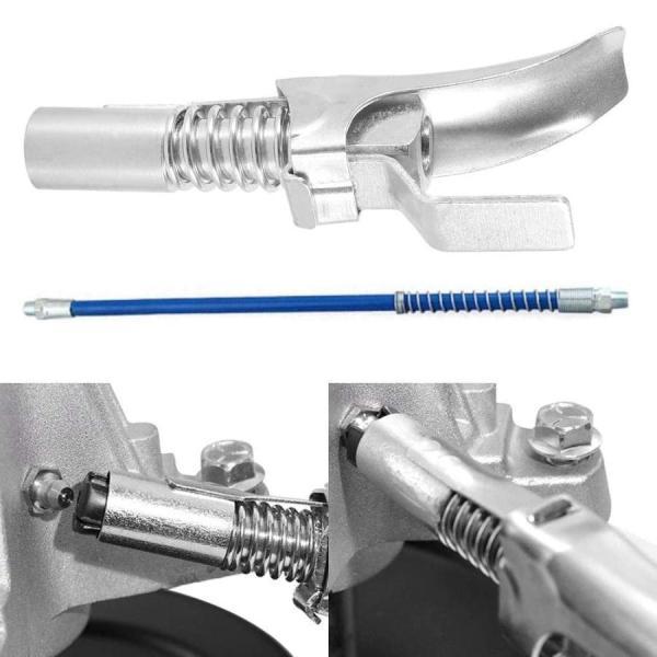 【より高い耐久性と気密性】全体が高品質のステンレス鋼で作られており、丈夫で耐久性が備え、錆びにくいです。テーパーのネジ山、またテーパーゴム製のノズルシールリングは、気密性と耐久性を確保しています。（付属のシールテープを使ったらさらに漏れを防...