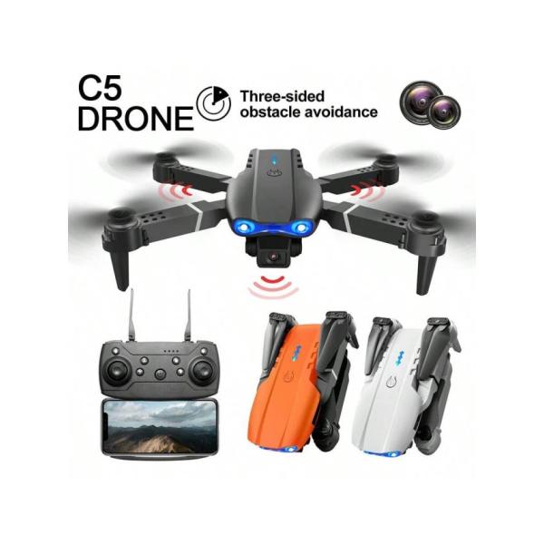 多機能ドローン インテリジェントカメラ付き、折りたたみリモコン ドローン E99、光学流安定ホバリングフライト、大人用リモコンドローン用フリー収納バッグ、ス