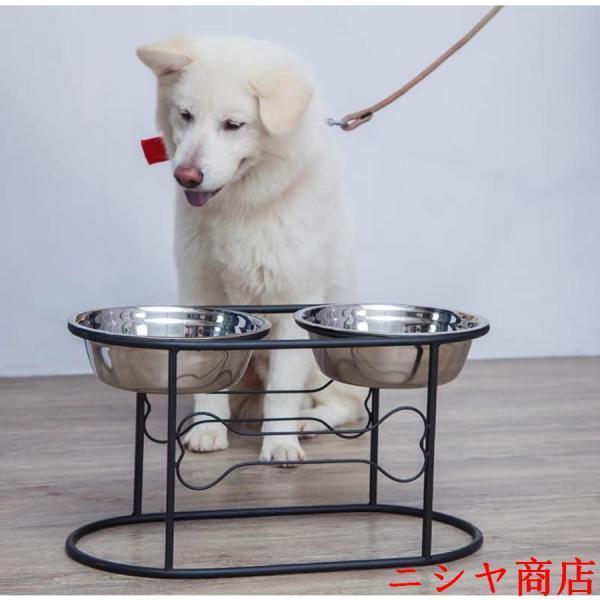 餌入れ 食事台 犬 大型犬 ペット フードボール スタンド 脚付き ペット用 水 ペット ご飯 食器 皿 給水器 給餌器 ハンガーボウル ペットボウル