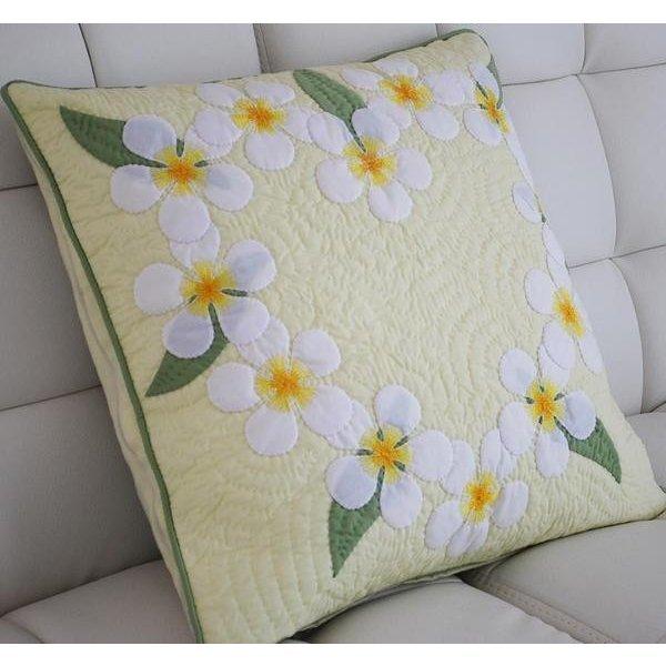 完成品ではございません 月９ドラマなど美術協力ショップ ハンドメイドハワイアンキルト クッションカバーしつけ済み製作キットhk 15 45 45cm Hk ミウ ミント アロハ 通販 Yahoo ショッピング