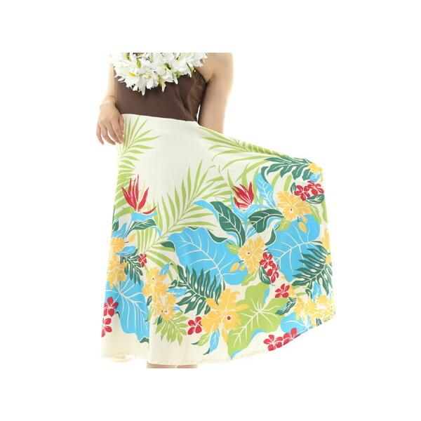マカマカパウスカートフラダンスリーフ柄ハワイアンリゾート衣装