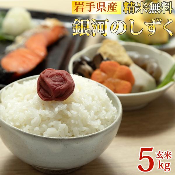 米 お米 5kg 銀河のしずく 玄米5kg 令和6年産 岩手県産 白米・無 米 お米 5kg 銀河のしずく 玄米5kg 令和6年産 岩手県産 白米・無