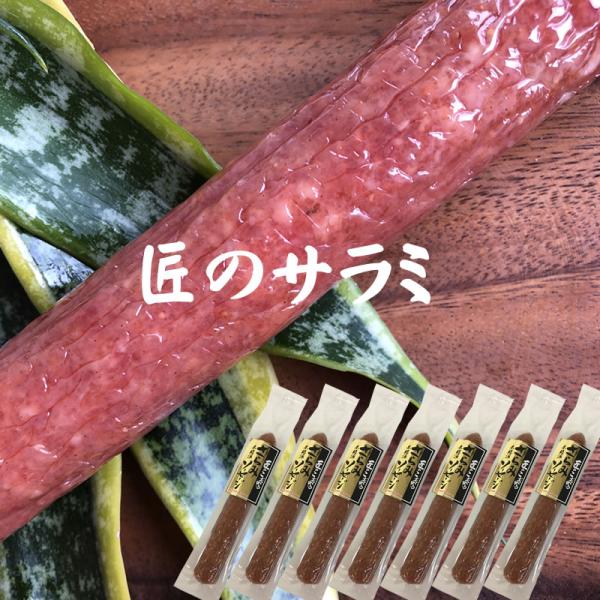 サラミ おつまみ 匠のこだわり さらみソーセージ130g×7本【送料無料