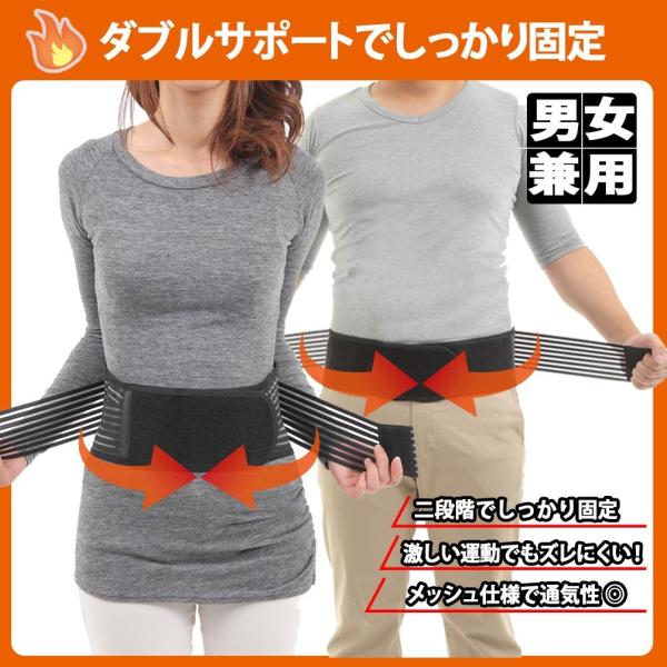 トルマリンサポーター　腰ベルト　L⓵ 楽天市場】腰 サポーター ベルト トルマリン 磁気 コルセット