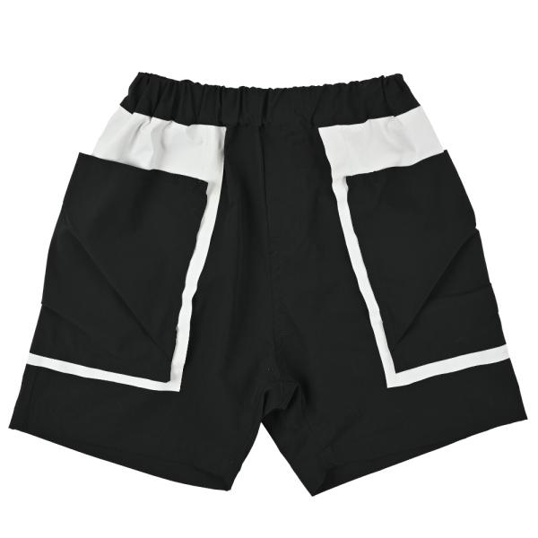 nunuforme ヌヌフォルム バイカラーショートパンツ Black 18