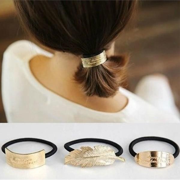 全3タイプ ゴールドリングプレートヘアゴム ヘアアクセサリー プレートゴム ゴールド Hair Acc Mix Charm 通販 Yahoo ショッピング