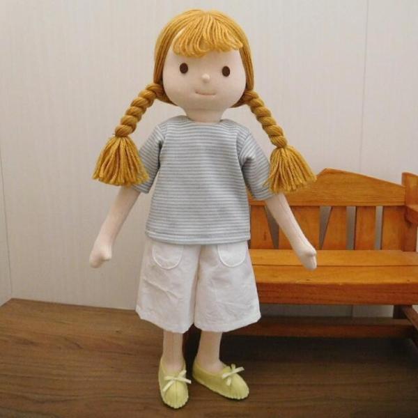 手作り 布製 人形 女の子 布人形 ボーダーtシャツ エプロン マルシェバッグ 女の子 セット 34cmサイズ Buyee Buyee Japanese Proxy Service Buy From Japan Bot Online