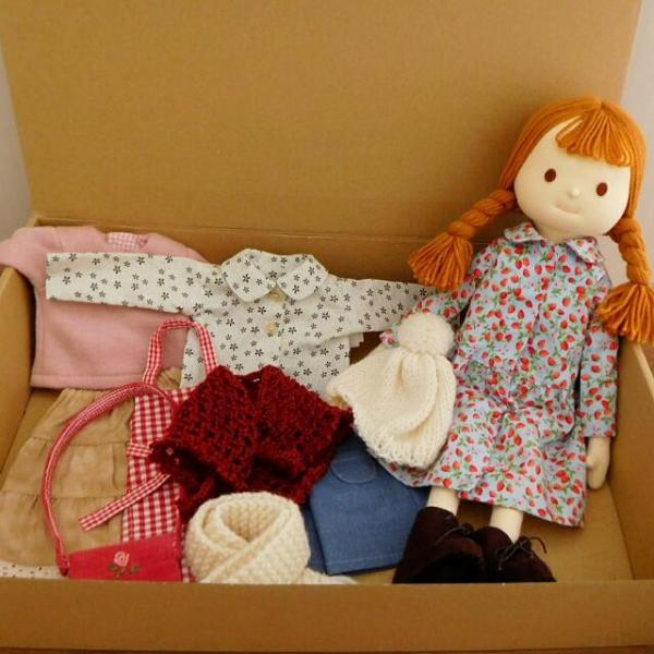 手作り着せ替え人形 綿人形 手作り人形 ぬいぐるみ 着せ替え 無地ドール 人形ボディ