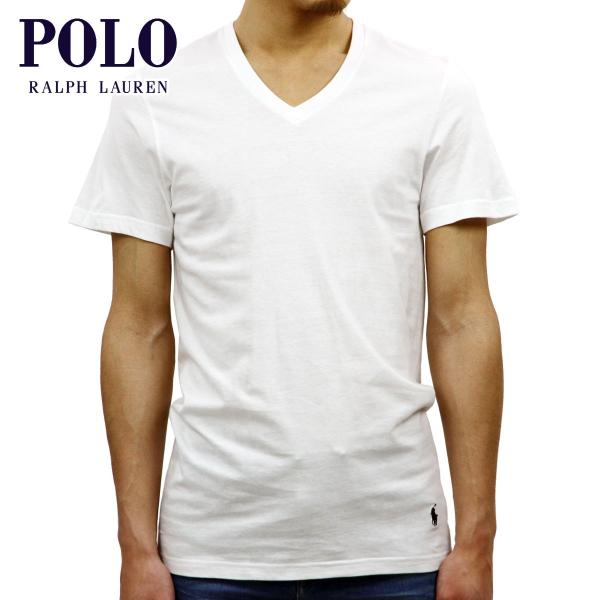 ポロ ラルフローレン Tシャツ 正規品 POLO RALPH LAUREN 半袖Tシャツ VネックTシャツ アンダーウェア COTTON CLASSIC V-NECK T-SHIRT NCVNP WHD