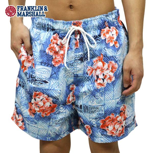 フランクリン マーシャル FRANKLIN＆MARSHALL 正規販売店 メンズ スイムパンツ SWIM SHORTS BATIK FLOWER BWUA9051 41181-7002 D15S25 クリスマス プレゼント ラッピング mixon_4085706107