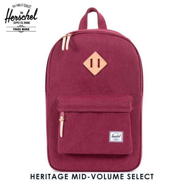 �n�[�V�F�� �o�b�O ���K�̔��X Herschel Supply �n�[�V�F���T�v���C �o�b�O �����b�N�T�b�N Heritage Mid-Volume Se �o�����^�C�� �v���[���g ���b�s���O