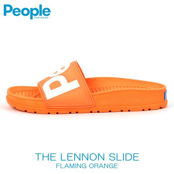 s[vtbgEFA PEOPLE Ki Y C V[Y T_ m XCh THE LENNON SLIDE NC04S-026 FLAMING ORANGE