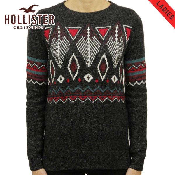 ホリスター レディース HOLLISTER 正規品 セーター Textured-Stitch Cre...