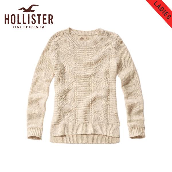 【ポイント10倍 12/13 0:00〜12/19 9:59】 ホリスター セーター レディース 正規品 HOLLISTER Textured-Stitch Crew Sweater 350-507-0575-900 D20S30 クリスマス プレゼント ラッピング Hollister ホリスター レディース HOLLISTER 正規品 セーター Textured