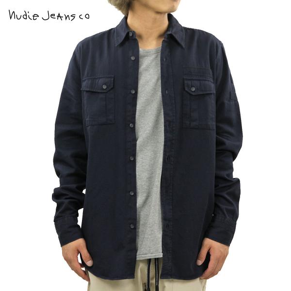 �k�[�f�B�[�W�[���Y �V���c �����Y Nudie Jeans ���K�̔��X ���� Gunnar B25 Navy 140445