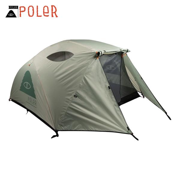 �|�[���[ �e���g ���K�̔��X POLER ��l�p�e���g �A�E�g�h�A �h�[���^�e���g 2 MAN TENTS 211EQU5201 LICHEN